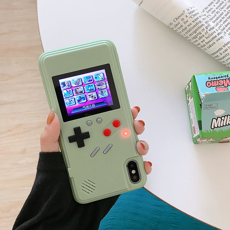 Playable Video Game Retro Cute Gameboy Phone Case Cover for iPhone